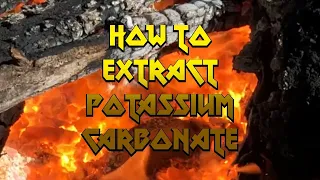 How to extract Potassium Carbonate
