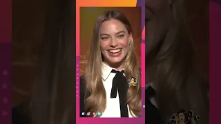 Margot Robbie Flirting With Brad Pitt