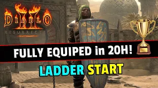 Crazy season 5 start !! Farming terror zones in no time with a paladin - Diablo 2 resurrected