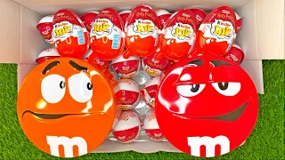 Satisfying Video | Some Lots of Harry Potter Kinder Joy Eggs | Unpacking and Mixing M&M's Candy ASMR