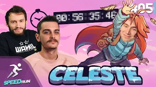 Hugo et Laink commentent le Run très technique de Millay sur Celeste | SpeedRun #05