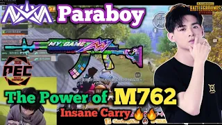 Nv Paraboy - Ready with "M762 Beryl Power" for PEC🔥 • Insane Clutches with M762 + Dp28 Combo Pubg