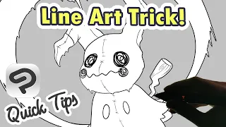 A Must Know Line Art Tip for Clip Studio Paint! Easier Line Art Using the Object Transform Tool
