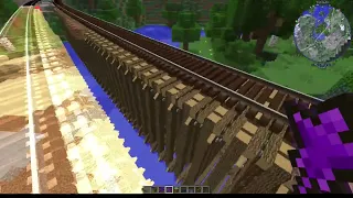 Minecraft immersive railroading server building