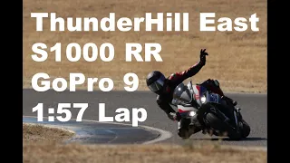 GoPro 9 2020 S1000 RR at ThunderHill fast laps full session