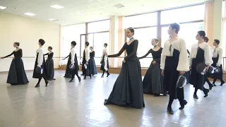 МГАХ. Алеманда  XVI века. (муз. Генделя). Историко-бытовой танец.