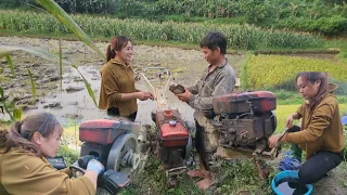 Rescuing tractors that had trouble in the fields for farmers in 39°C weather| Mechanical Girl N.