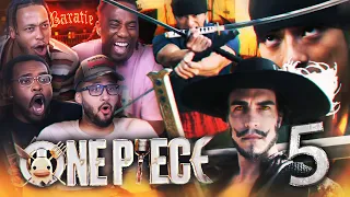 Mihawk vs Zoro was a MOVIE! One Piece Netflix Live Action Ep 5 "Eat at Baratie!" REACTION