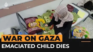 Emaciated child dies from lack of food and medicine in Gaza | Al Jazeera Newsfeed