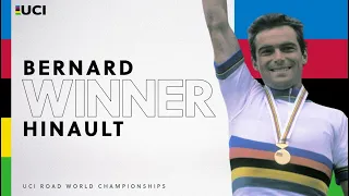 Winning rainbow stripes with Bernard Hinault (FRA) | 100 years of passion