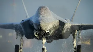 Arrival first Dutch F-35 (foam incident)