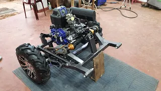 How to Build Rear Swing Arm with Engine | How to make Buggy buggy part 1