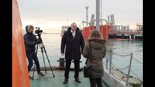 Ввод в эксплуатацию уникального судна НМС-1 (порт Новороссийск)