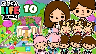 БЕСПЛАТНЫЙ ЭСТЕТИЧНЫЙ ДОМ ДЛЯ СЕМЬИ ИЗ 10 ЧЕЛОВЕК В ТОКА БОКА 💖👨‍👩‍👧‍👦Toca Boca Life World