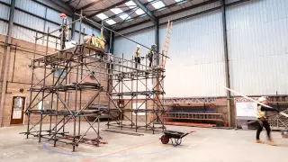 Scaffolding Strike: Time Lapse