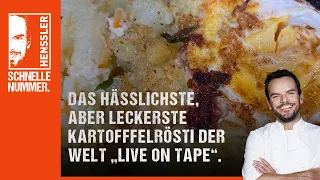 Schnelles hässlichstes, aber leckerstes Rösti der Welt  "Live on Tape" Rezept von Steffen Henssler