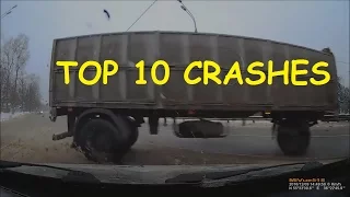 TOP 10 Crashes CAR CRASH COMPILATION 4 01 2017