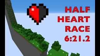 Minecraft - Half Heart Race Map Speedrun (6:21.2)