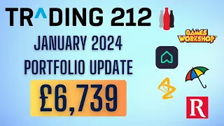 Trading 212 Portfolio Update | UK Dividend Stocks | January 2024