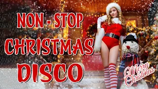 DISCO Christmas Disco Song MegaMix II Non stop Christmas Songs Medley Disco Remix #11