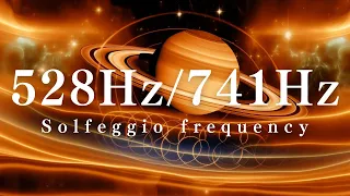 [528Hz & 741Hz] Healing and Transformation Melody: Dual Frequency Binaural Session