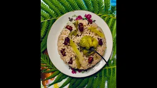 Jamaican Rice and Peas/Beans: Coconut Rice Recipe #riceandpeas #redbeans