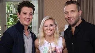 Divergent's Miles Teller and Jai Courtney Talk Boot Camp and Bicep Curls