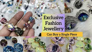 Jewellery Wholesale Market Chandni Chowk DELHI | kundna, Polki, Swarovski Crystal Stone Jewelry