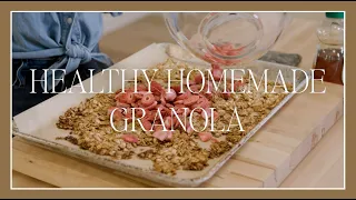 Healthy Homemade Granola Recipe | Quick & Easy Breakfast Tutorial