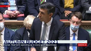 Budget 2021: Rishi Sunak announces plans to recruit more police officers and build more prisons