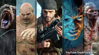 Days Gone - All Bosses With Cutscenes (NG+ | Survival) [4K 60FPS]