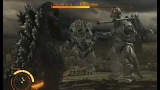 ゴジラVS 3式機龍＆スーパーメカゴジラ＆スーパーX2　PS4「ゴジラ-GODZILLA-VS」