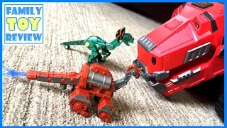 Dinotrux Toys - Diecast Hydrodon, Gluphosaur Unboxing 검토 토이 스토리 Playtime 다이나 트럭 공룡 완구