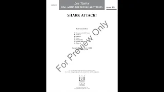 Shark Attack by Les Taylor Orchestra and Piano (Score & Sound)