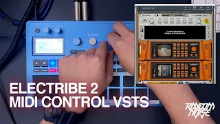 Electribe 2 - Sequencing & Controlling VSTs via MIDI