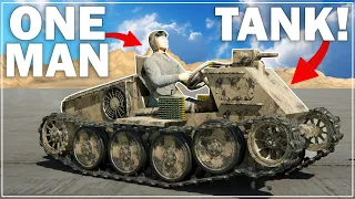 I Built A ONE MAN TANK In The NEW SPROCKET UPDATE!