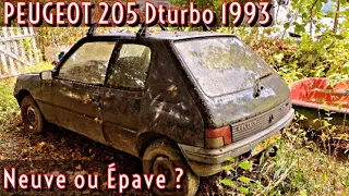 BARN FIND PEUGEOT 205 DTurbo 1993 : abandonnée depuis plus de 10 ans ,Will it run ???