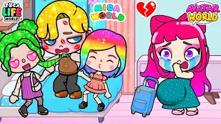 My Avatar World Dad Left My Mom for Toca Boca Girl | Sad story | Toca Life World