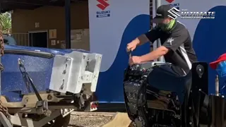 The Suzuki DF250SS from Installation to the water