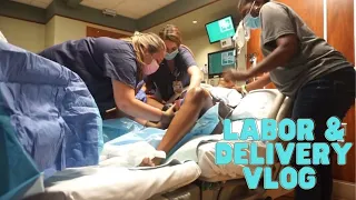 VERY EMOTIONAL LABOR AND DELIVERY VLOG 2021| NO EPIDURAL, NON MEDICATED BIRTH VLOG