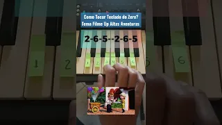 Como Tocar Teclado do Zero? Tema do filme Up Altas Aventuras 🎹 #comotocarteclado