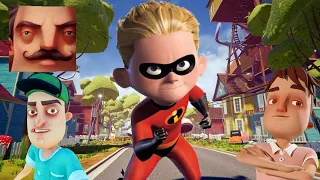 Hello Neighbor - New Neighbor The Incredibles Dash Parr Act 4 Final Gameplay Walkthrough