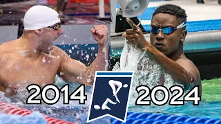 10 Years of the 100 Freestyle - NCAA Edition