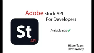 Adobe Stock API For Developers v0.1