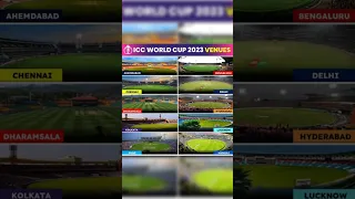 ICC world cup 2023 venue's #youtubeshorts #asiacup2023 #cwc2023 #trending #ytshorts #cricket