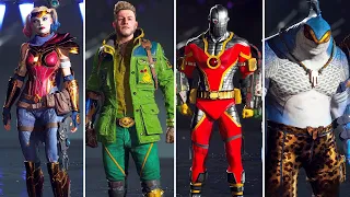 Suicide Squad: Kill the Justice League - All Character Outfits and Skins