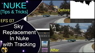 Nuke - Sky Replacements in Nuke With Tracking [English] | Sky Replacement in Nuke Advanced