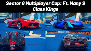 Asphalt 8 Multiplayer cup intense battle races! (Ft. Many S Class Kings) (4K60).