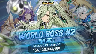 [Grand Chase] World Boss Phase 1 #01 with Lire(T), Lass(T), Bastet and Zero(T)