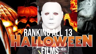 All 13 HALLOWEEN Movies Ranked! | with Halloween Ends (2022)